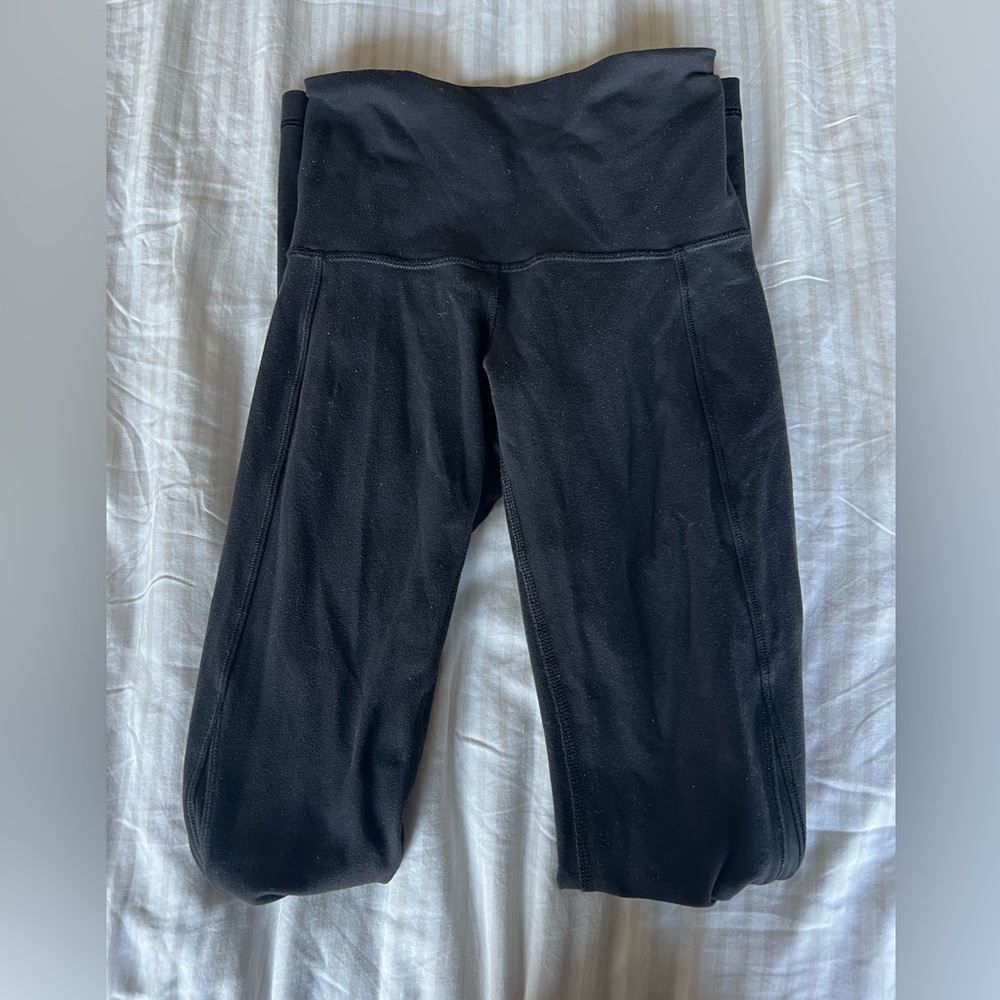 Lululemon Leggings. Mesh On Back - image 1